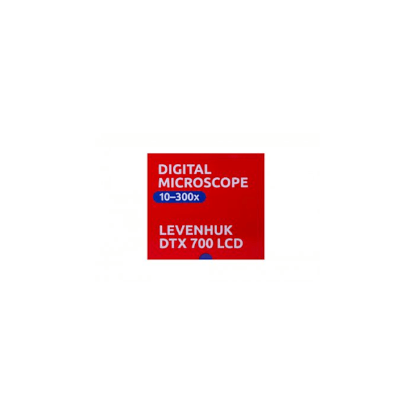 Levenhuk DTX 700 LCD digitalmikroskop - 1200x zoom - LED - 5 MP - Svart/Vit
