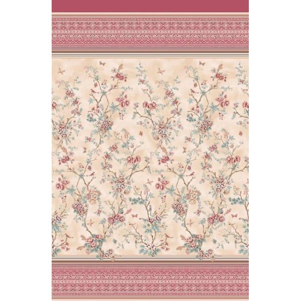 Sängöverkast - boutis - Bassetti överkast - 9320590 - Rosa överkast i bomull 220 x 255 cm