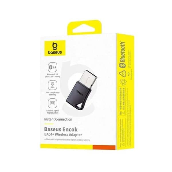 Wifi-adapter USB - BASEUS - Encok BA04+ - Bluetooth 5.4 - Svart
