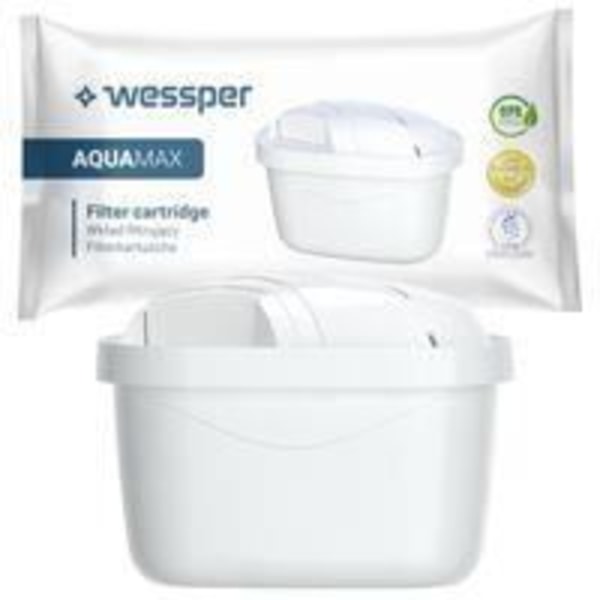 Wessper AquaMax Basic vattenfilterkanna - Grå - 2,5L Grå