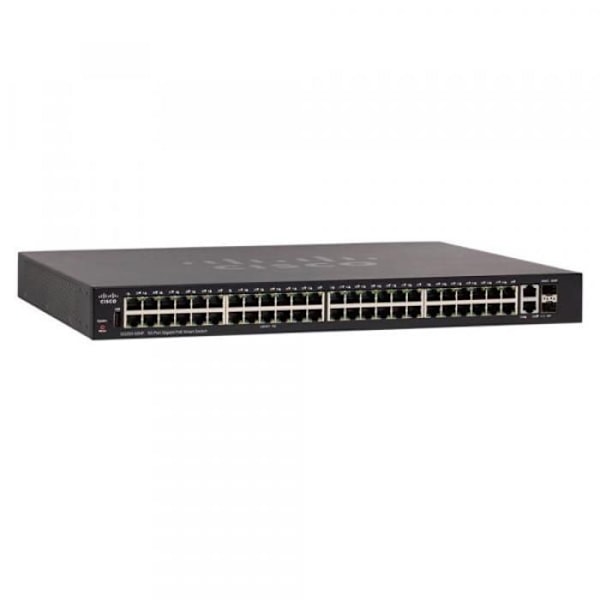 Switch - Cisco - SG250-50P - 48 PoE+ portar - 2 Gigabit portar - Hög säkerhet
