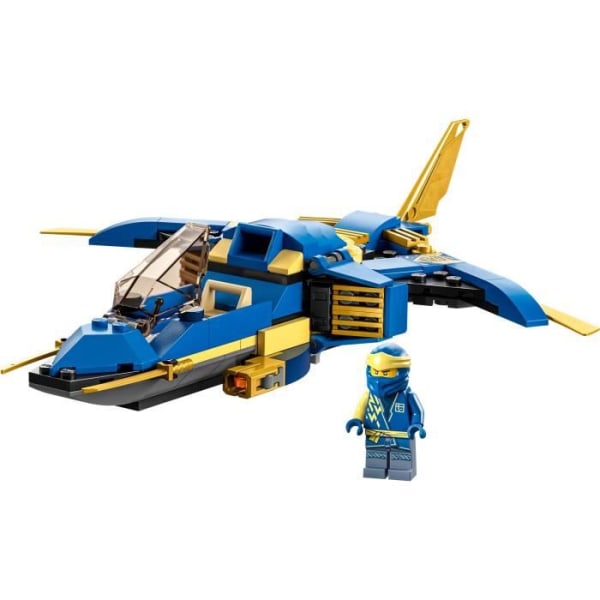 LEGO® NINJAGO 71784 Jay's Supersonic Jet – Evolution, Plane Toy, Evolutionary Ninja