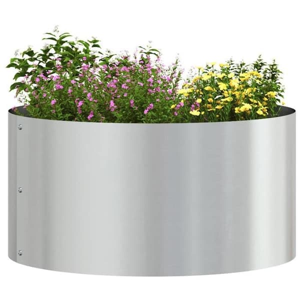 vidaXL Blomkrans 5 st Silver 40 x 40 x 20 cm 873617