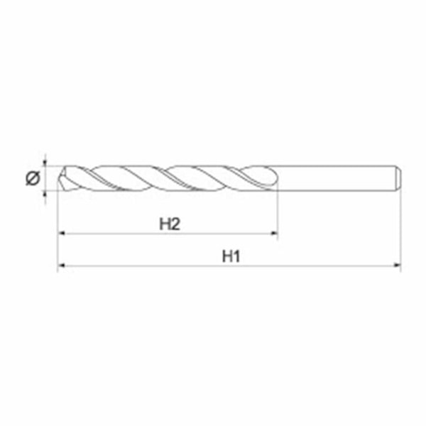 Foret - meche Yato - YT-4045 - Cylindrisk cobalt borr 4,5 mm ()