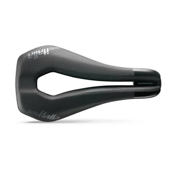 Selle Italia Watt Superflow Kit Carbonio U3 landsvägscykelsadel - svart Svart