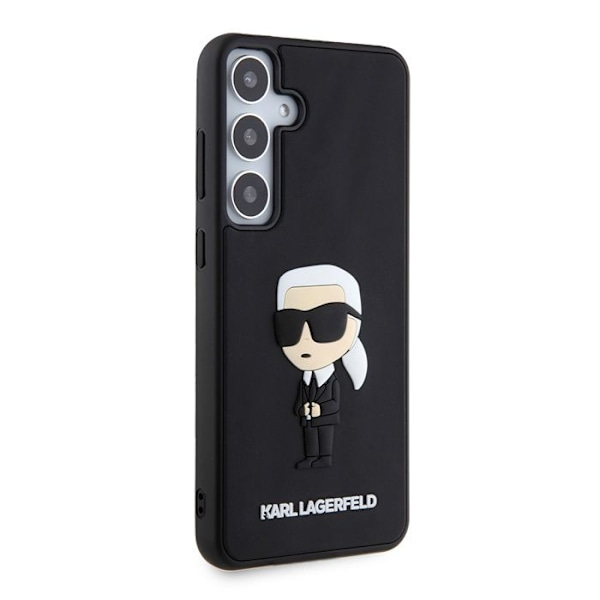 Coque för Samsung Galaxy S24 Plus - Karl Lagerfeld Design 3D (KLHCHCS24M3DRKINK) - Gummi Ikonik