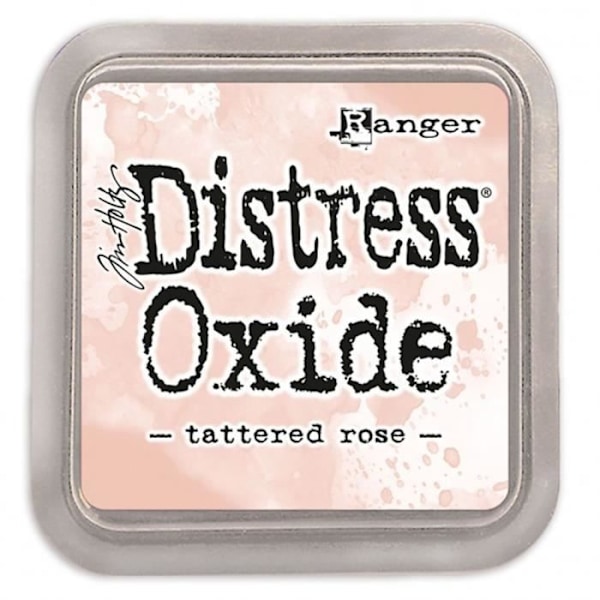 Distress Oxide Inkpad - RANGER - Tattered Rose - Oxiderad effekt - Vattenbaserad - Blandat Sliten ros