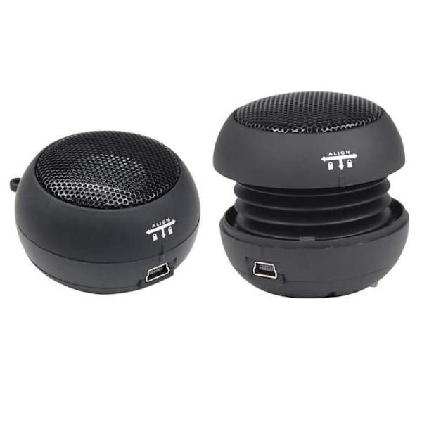Mini portabel högtalare - TRIXES - Förlängbar bas - 6h batteritid - Kablanslutning - Kompakt design