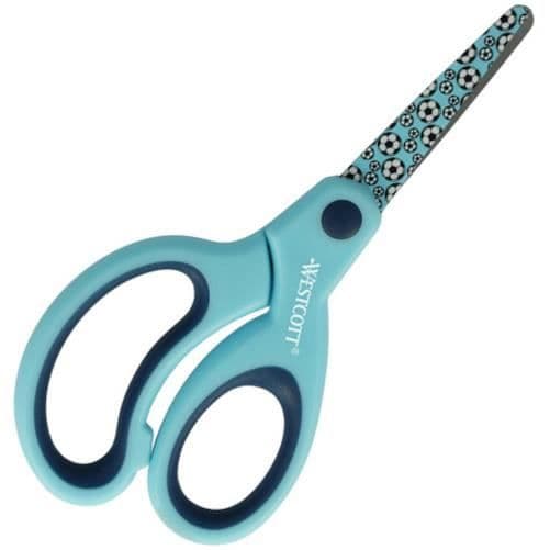 Westcott barnsax softgrip junior 13 cm stålblå