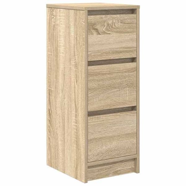 vidaXL Buffé eksonoma 29,5x34x76 cm ingenjörsträ 861636