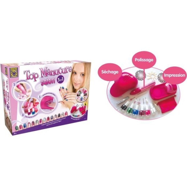 BSM - SALON 3 IN 1 topp med manikyr