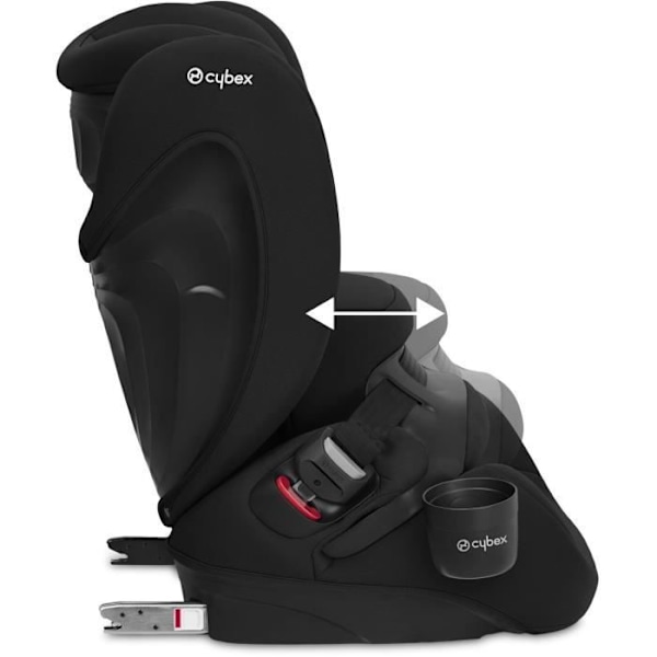 CYBEX PALLAS B2 I-SIZE bilbarnstol - Från 15 månader till 12 år - Pure Black - Svart Svart