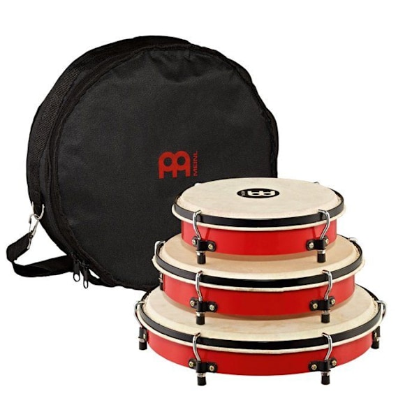 Tamburin - pandeiro - kanjira - bendir - bodhran Meinl - PLSET - Tamburinset 20/25/30 cm (UK Import)