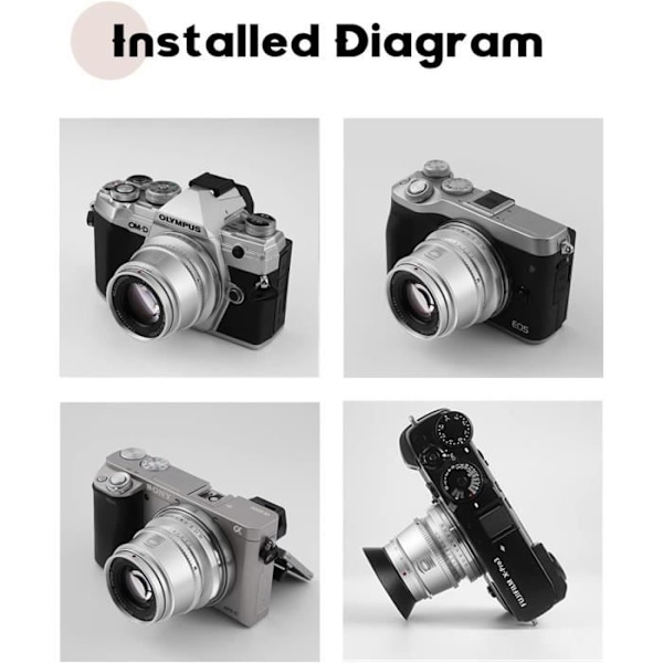 Objektiv TTArtisan F1.4 35 mm - Fuji X-fäste - Bländare F1.4 - Fokuseringsavstånd 0,28 m - Lätt 180 g