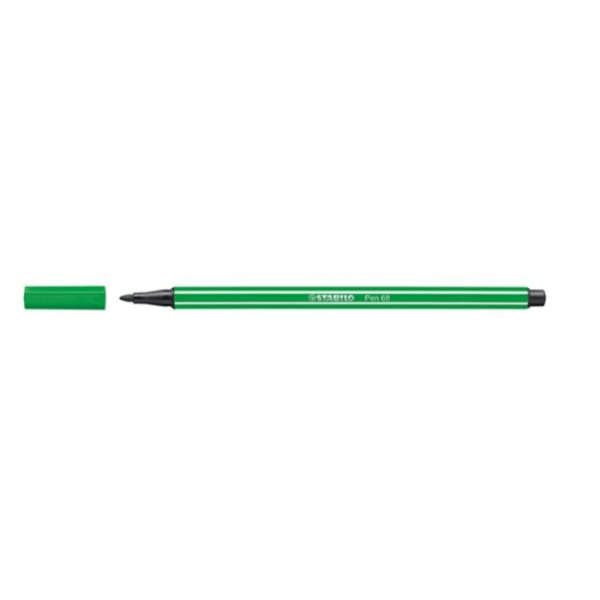 STABILO AQUACOLOR filtpenna - förpackning om 10 - Emerald Green - 1 mm spets - ogenomskinlig Grön