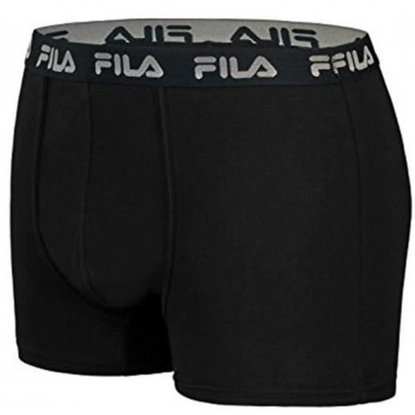 FILA FU5004 svarta boxershorts för män - Bomull Svart M