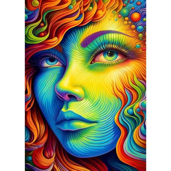 Njut av Puzzle Painted Lady - 1000 bitar