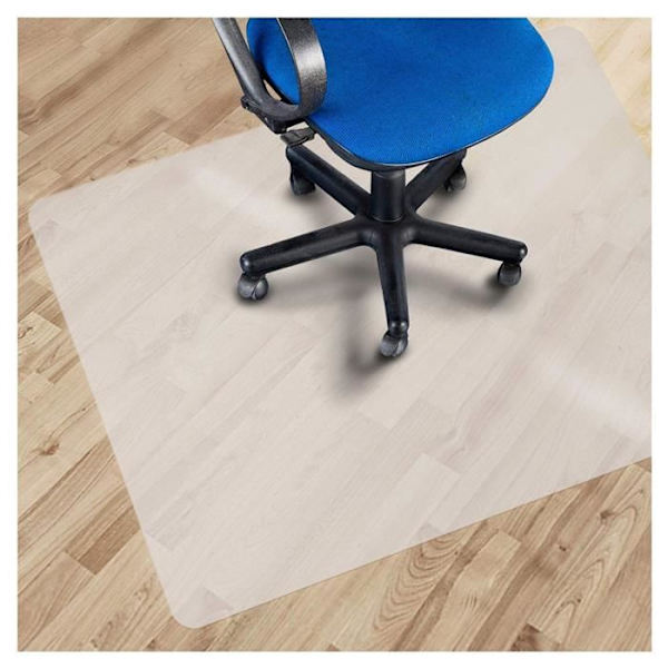 Ergo Office golvskyddsmatta ER-421 Kontorsstolsmatta för hårda golv halkfri Transparent 120x90 cm transparent