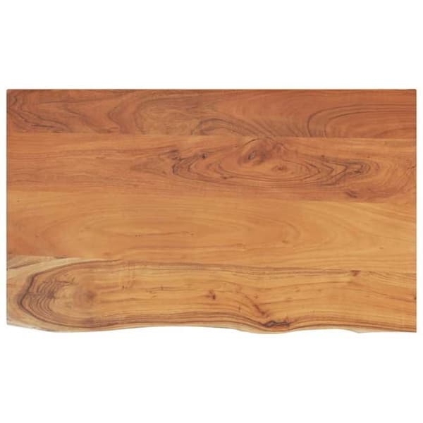 vidaXL Badrumskomponent 90x60x2,5 cm rektangulär akacia 370261