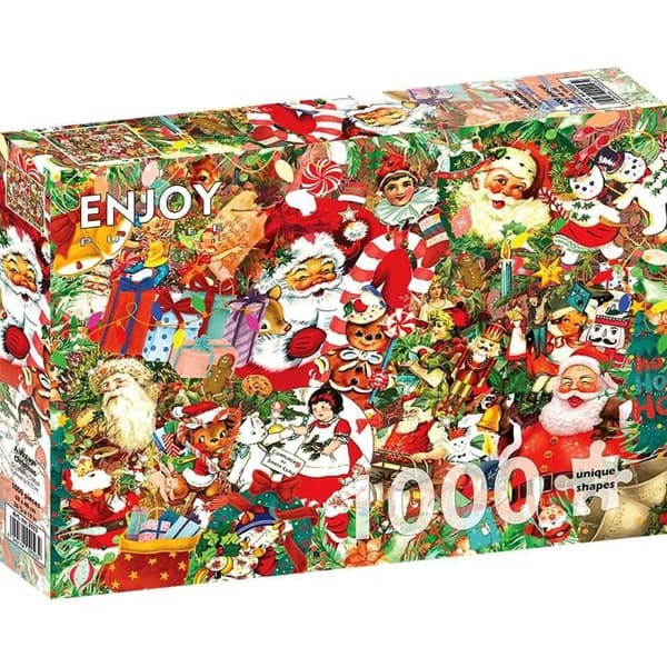 Pussel 1000 bitar: En Vintage Jul