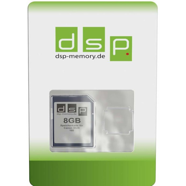 Minneskort - flashminne Dsp-minne 8 GB minneskort till Canon IXUS 180
