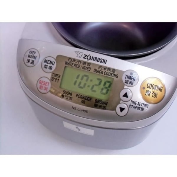 Riskokare - Zojirushi - NS-LLH05-XA - 0,54L - Rostfritt stål - Automatisk funktion