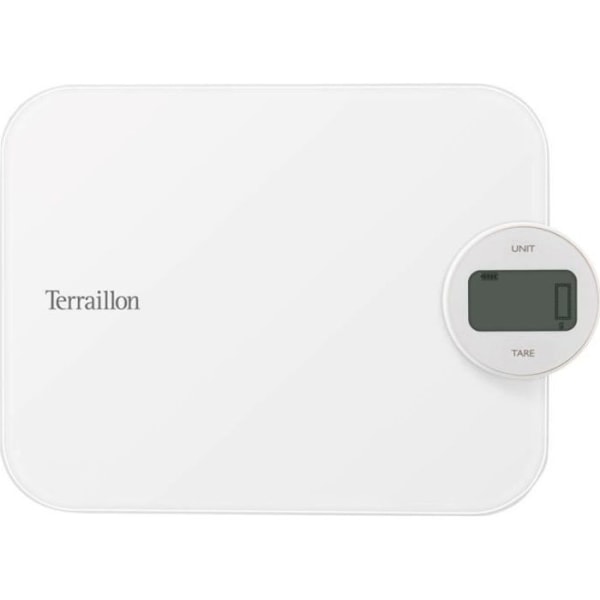terraillon - elektronisk köksvåg 5kg - 1g vit - 14750