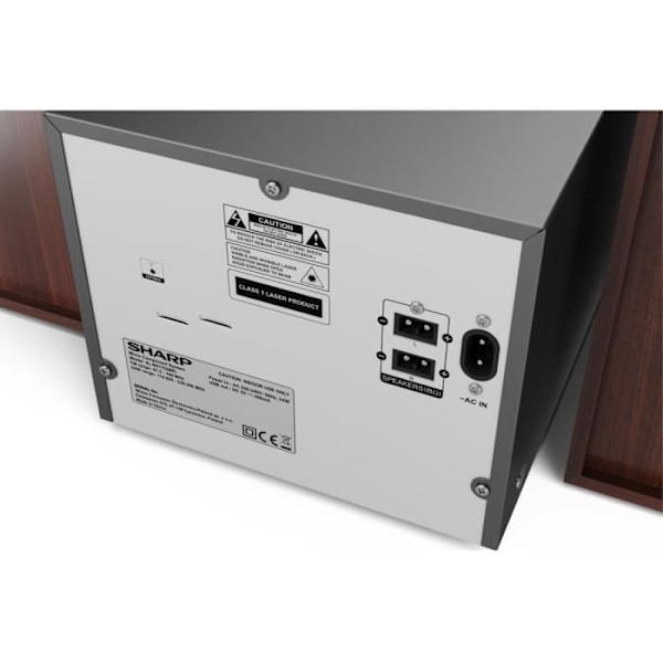 Mikroanläggning - SHARP - XL-B517D(BR) - Hemmabioljudsystem - DAB-radio - Brun kastanj