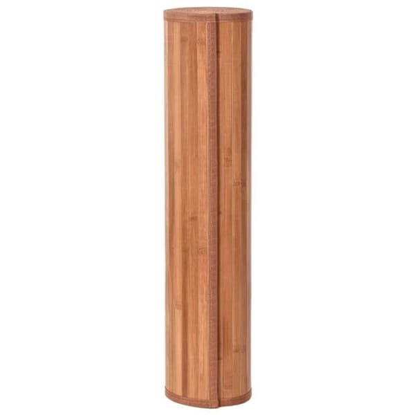 vidaXL Rektangulär matta brun 70x200 cm bambu, vardagsrumsmatta, köksmatta, rektangulär matta, sovrumsmatta 376872