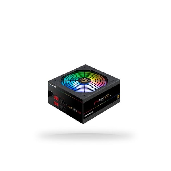 Alimentering - Chieftec - Photon Gold GDP-750C-RGB - 750W - RGB - PC Svart