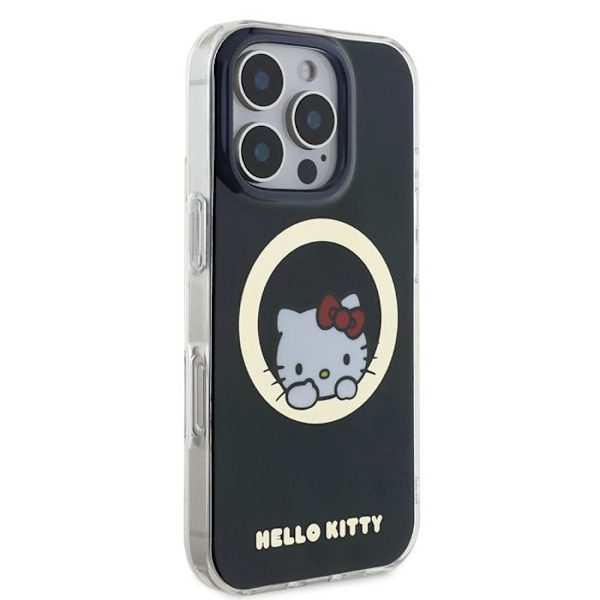 Coque Hello Kitty IML Sweet Kitty MagSafe för iPhone 16 Pro (svart) svart