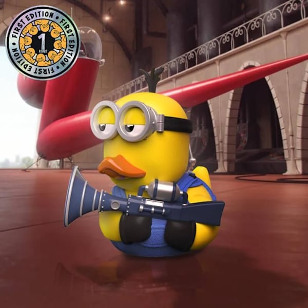 TUBBZ Bath Duck - Minions Kevin (Pet Blaster) - 9cm - Pop Toy! Flerfärgad