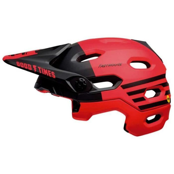 Cykelhjälm - BELL - Super DH MIPS - Röd - Vuxen - MTB - MIPS Spherical skydd Röd M