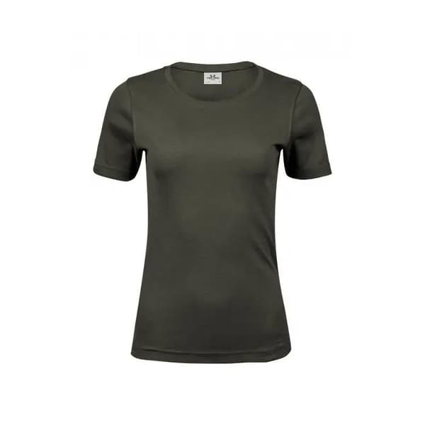 T-shirt dam Tee Jays Interlock - djupgrön djupgrön M