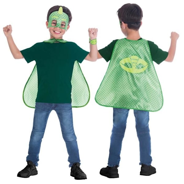Mask och cape kit Gluglu PJ Masks Grön