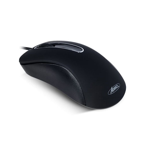 Shape 3D S-3D-BK Mus - ADVANCE - Kabelansluten - Optisk - 3 knappar - 1000 DPI - PC / Mac OS X - Svart Svart
