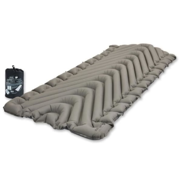 Sovmatta - Klymit - Static V Luxe - Isolerad - 1 plats - 193 cm - Grå Grå