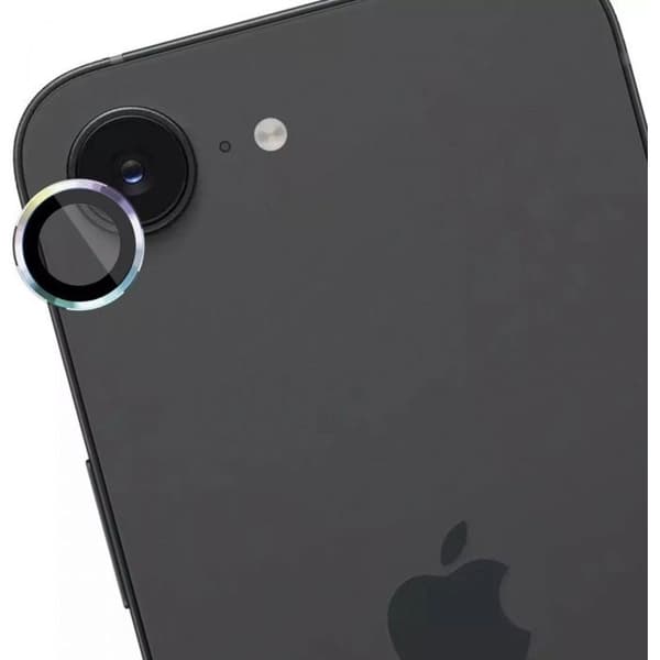 3mk Härdat glas för kameramål för iPhone 16e Linsskydd Pro Regnbåge