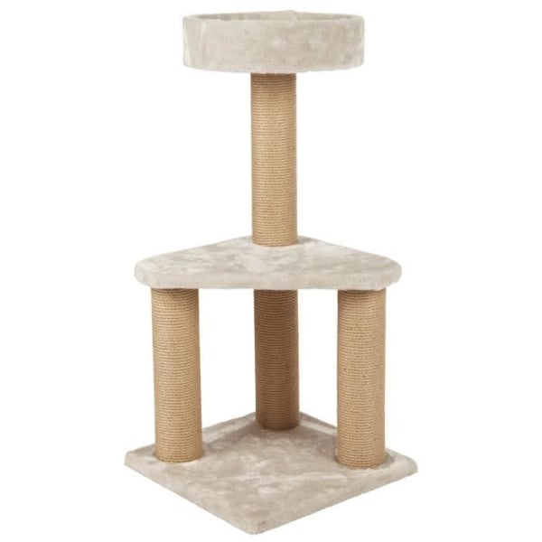 TRIXIE Cat Tree Ivan - H82 cm - Ljusgrå Ljusgrått