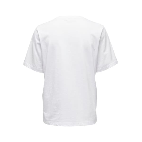 T-shirt dam Only - Vit Vit XL