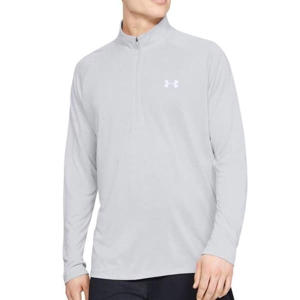 Sportblus - UNDER ARMOR - Herr Tech 2.0 - Långa ärmar - Grå - Andas Grå M
