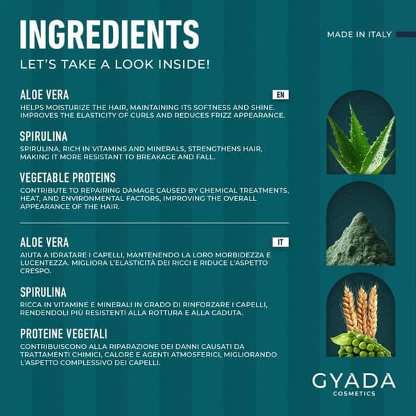 GYADA COSMETICS - Spirulina Stärkande Balsam, 200 ml