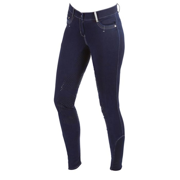 Ridbyxor - Covalliero - BasicPlus - Full Grip - Elastisk 4-vägs - Tvättbar 30°C blå 42