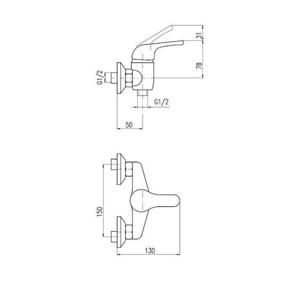 "Duschblandare Domoletti Sazava DSA580.5"