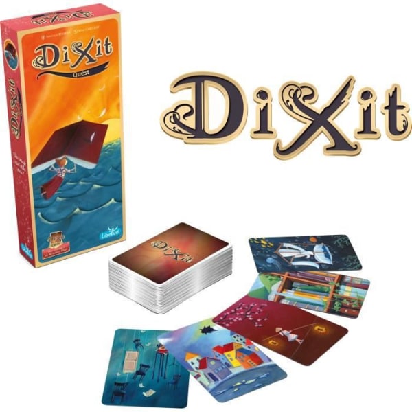 Brädspel - ASMODEE - Dixit: Extension - 80 illustrerade kort - 30 min