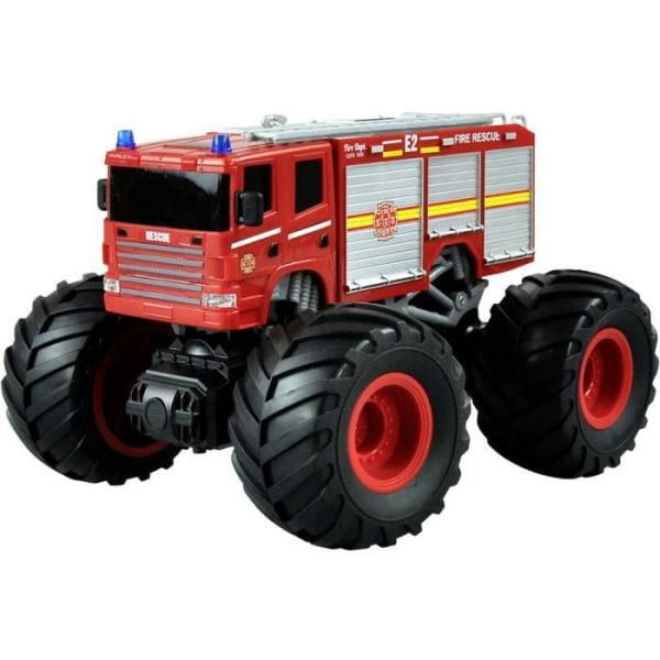 Amewi röd borstad 1:18 Auto RC Elektrisk Monstertruck Bakdrev RtR 2,4GHz