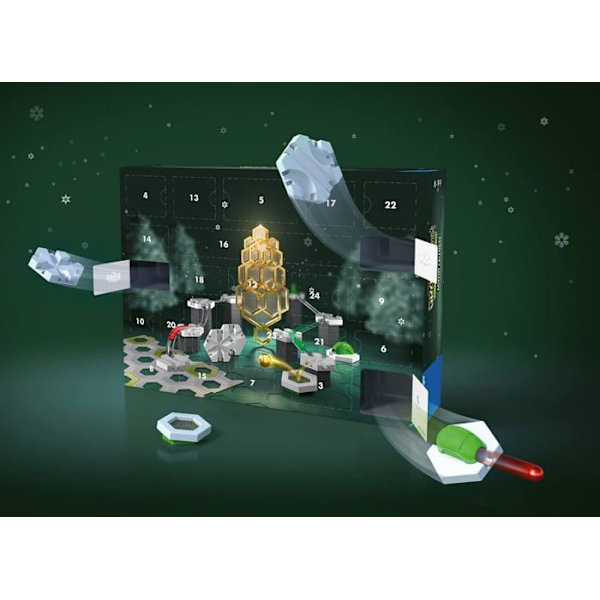 GraviTrax adventskalender - Ravensburger - Förbered julen i GraviTrax-universumet Flerfärgad