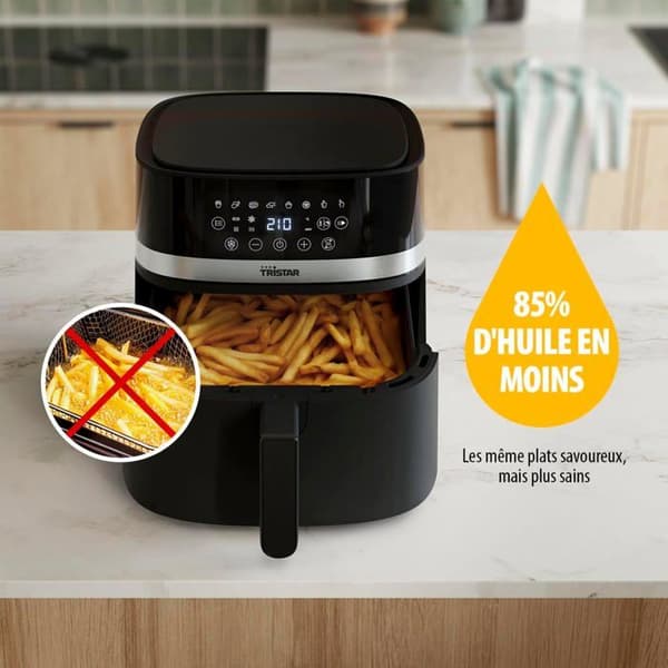 Luftfritös - Tristar - FR-9418 - Kapacitet 8 L - 2000 W - LED-touchskärm