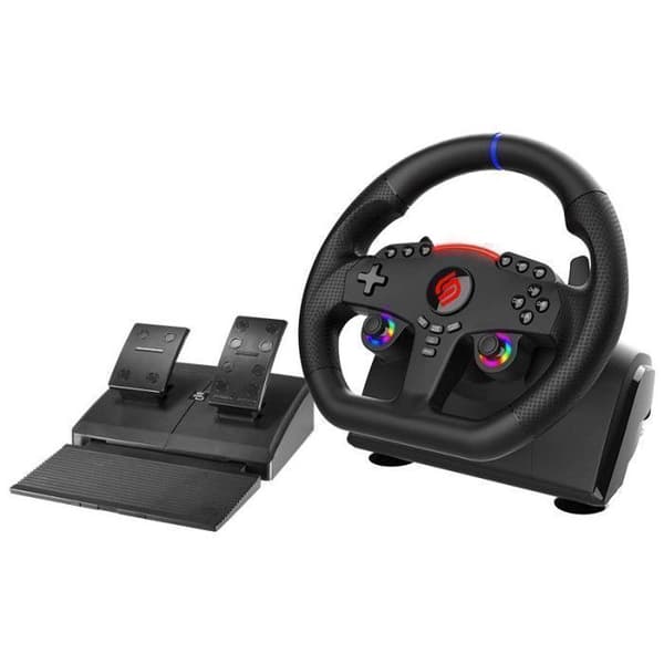 Volant gaming - SUBSONIC - Dubbel joystick LED - PS5 PC Svart