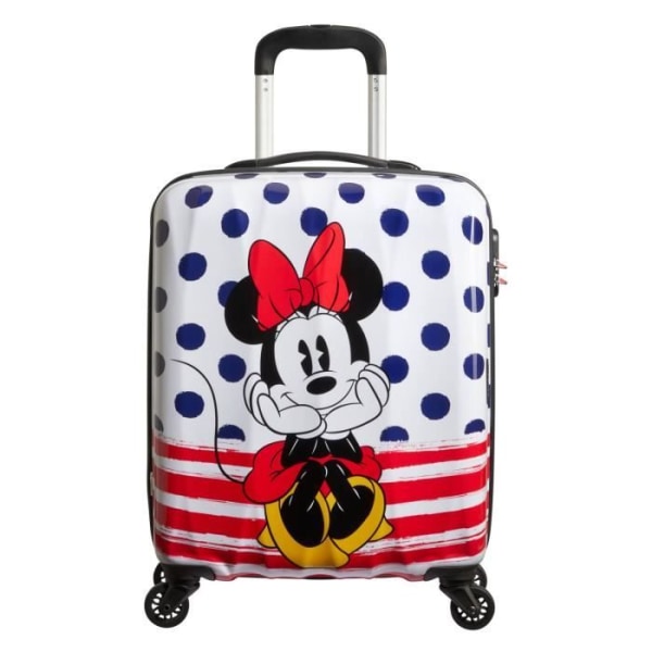 American Tourister Disney Legends Spinner 55/20 Alfatwist 2.0 Trolley Minnie Blue Dots [177615] - resväska resväska eller bagage säljs s Blå